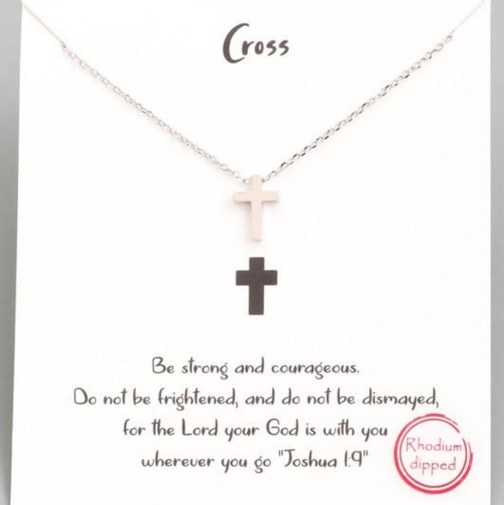 Dainty Mini Cross Necklace